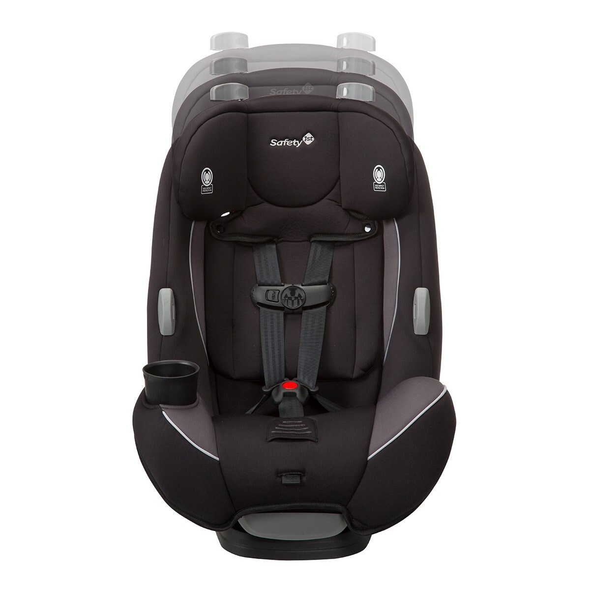 Auto Asiente Continuum Nego + Mochila Safety 1St Café Unisex