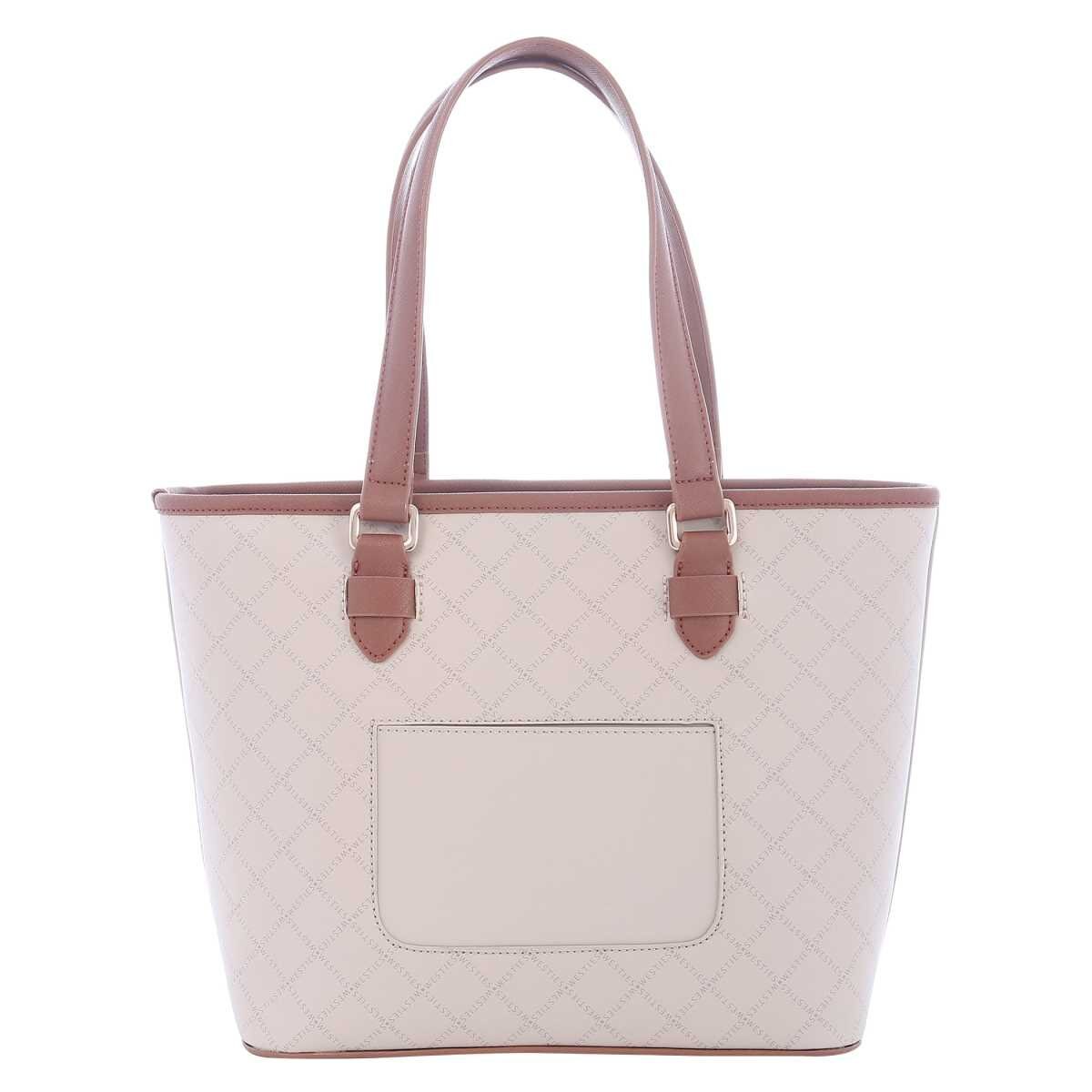 Bolsa Tote Beige con Monogram Westies