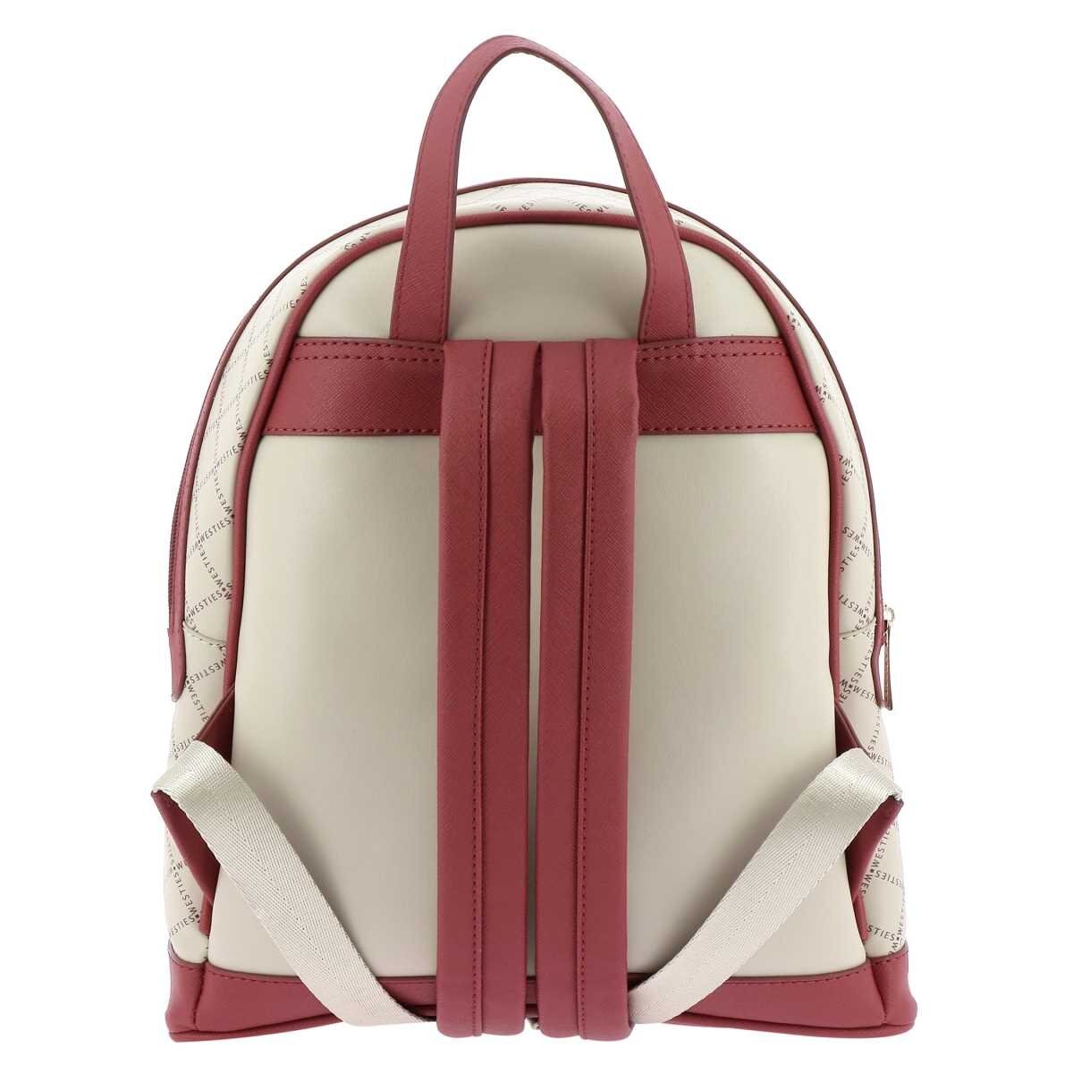 Backpack Roja con Monogram Westies