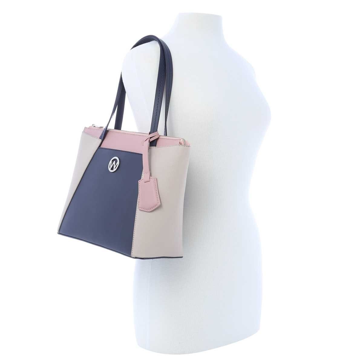 Bolsa Tote con Detalles a Contraste Westies