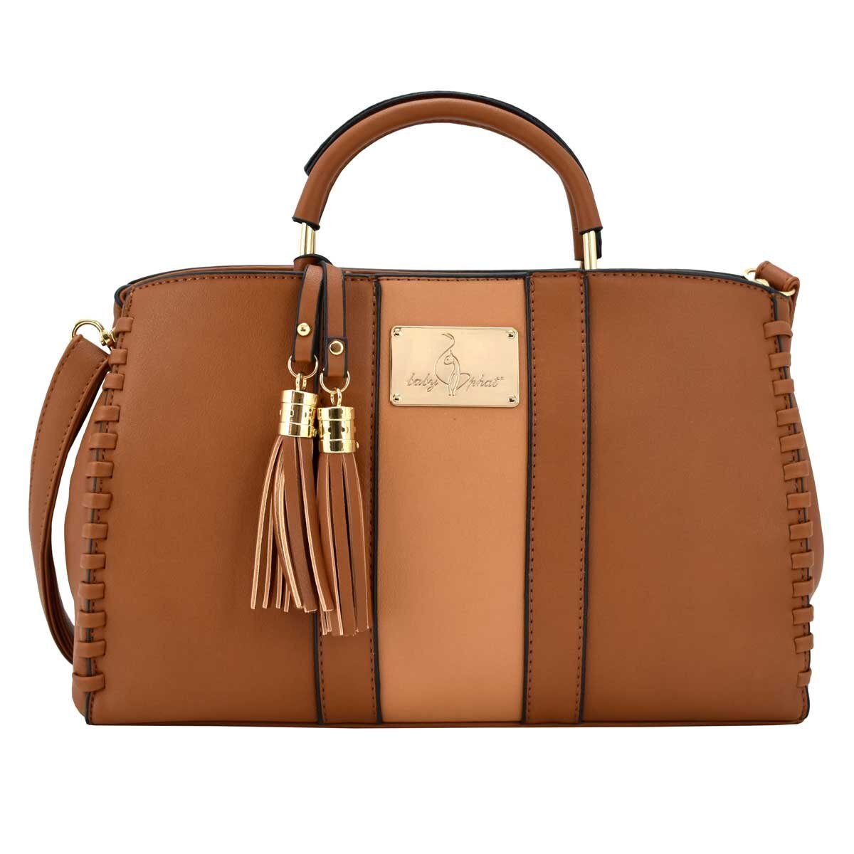 Bolso Camel con Asa Metálica Baby Phat