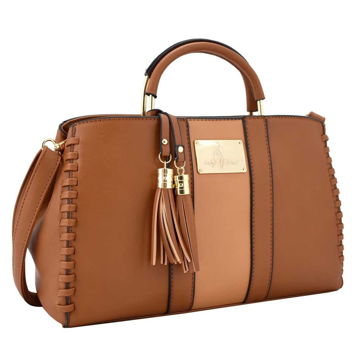 Bolso Camel con Asa Metálica Baby Phat