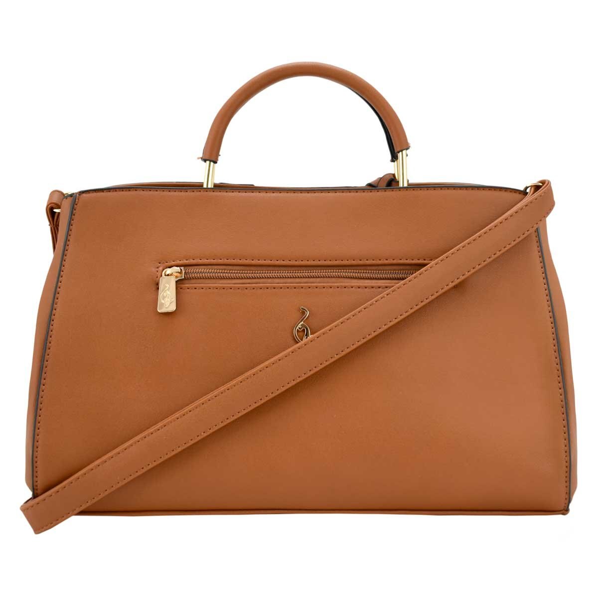 Bolso Camel con Asa Metálica Baby Phat