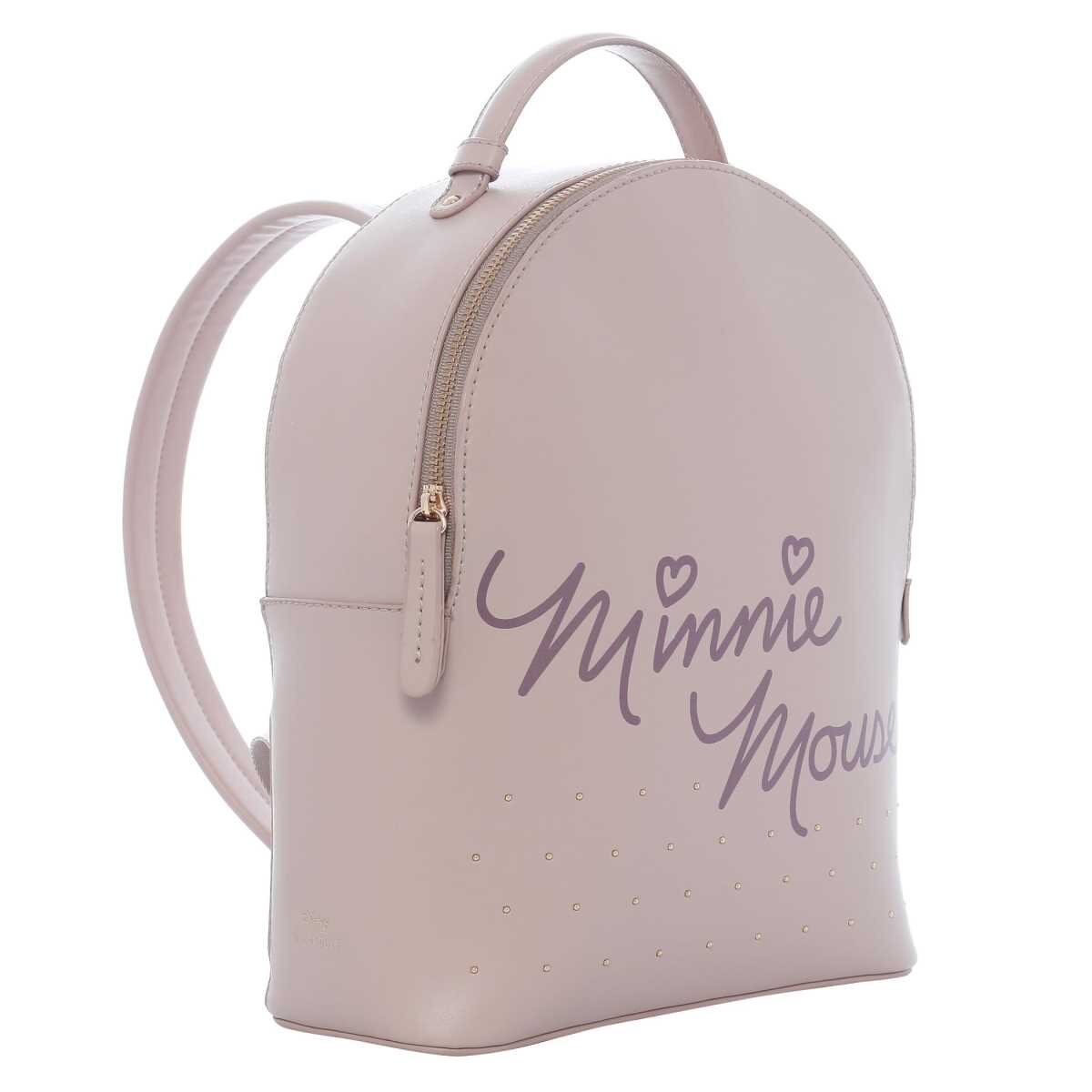 Backpack Beige Minnie Mouse W Capsule