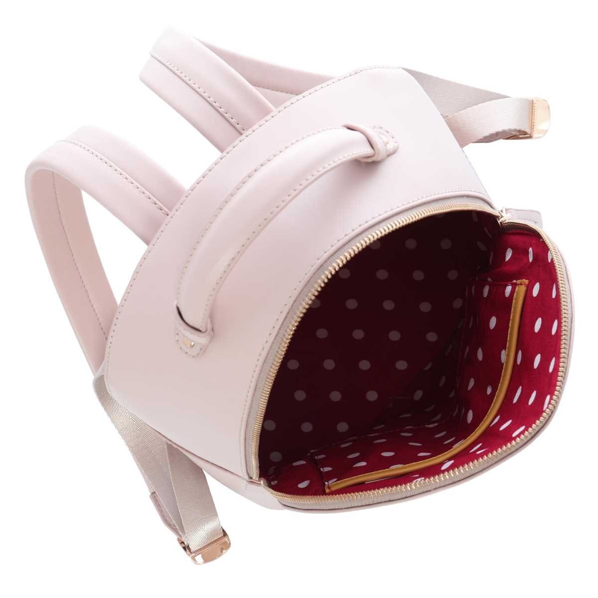 Backpack Beige Minnie Mouse W Capsule