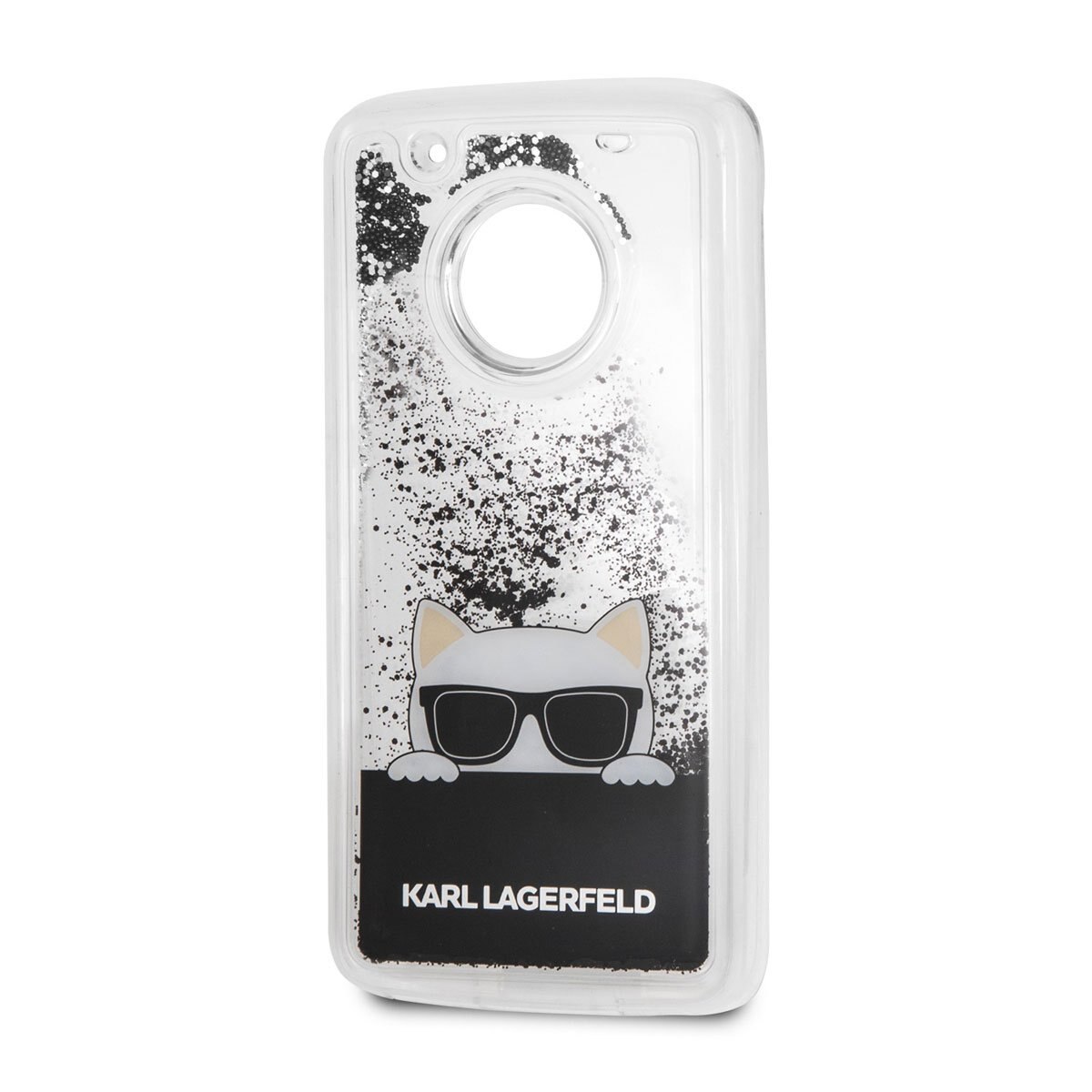 Funda para Moto G5 Choupette Gafas Negro Karl Lagerfeld