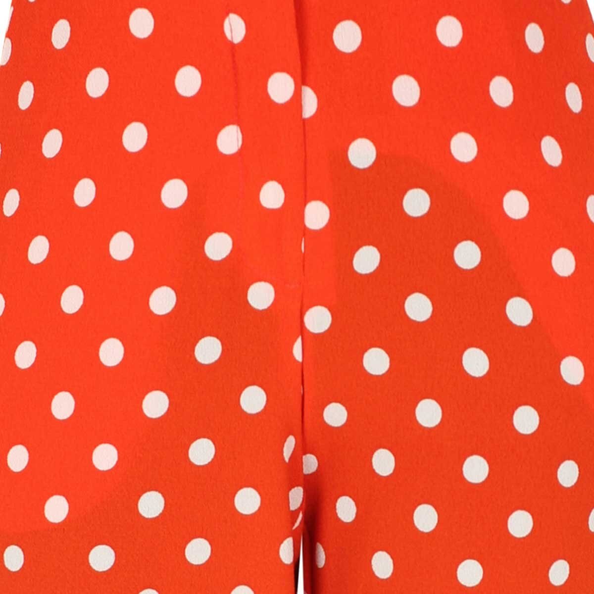 Pantalón Estampado Lunares Pretina Ancha Amplio Elle