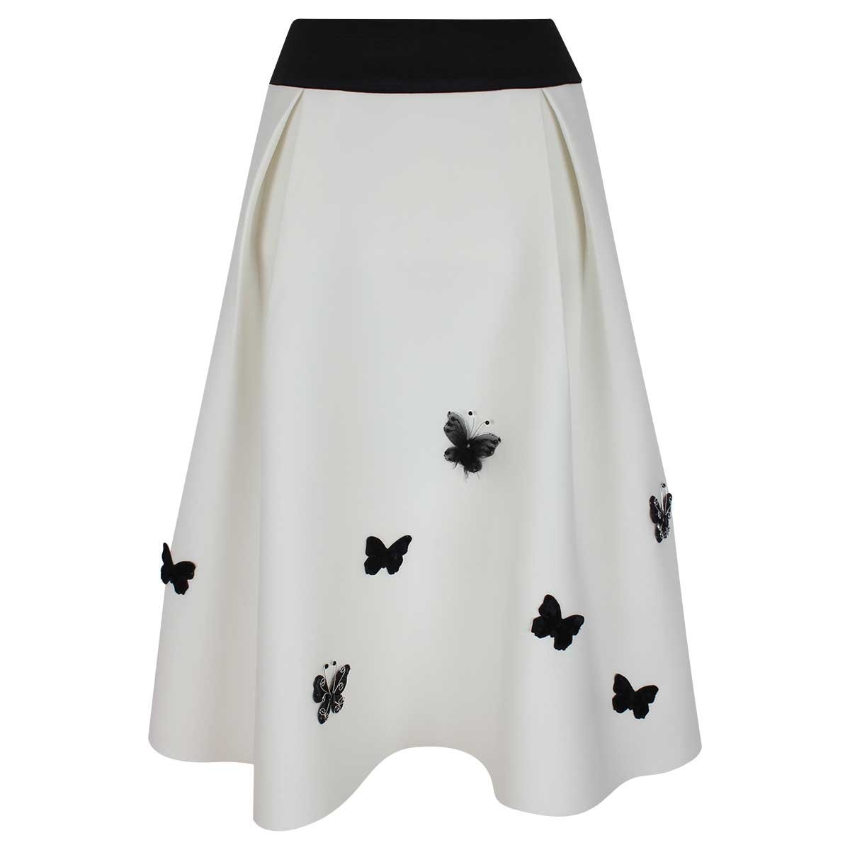 Falda con Aplicación de Mariposas Elle para Dama