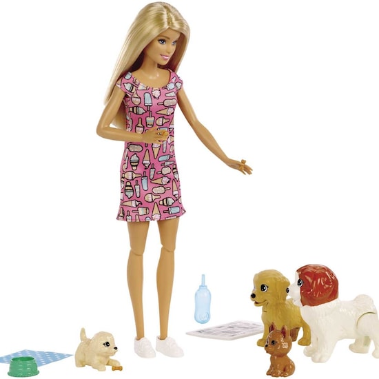 Barbie Guardería de Perritos Mattel