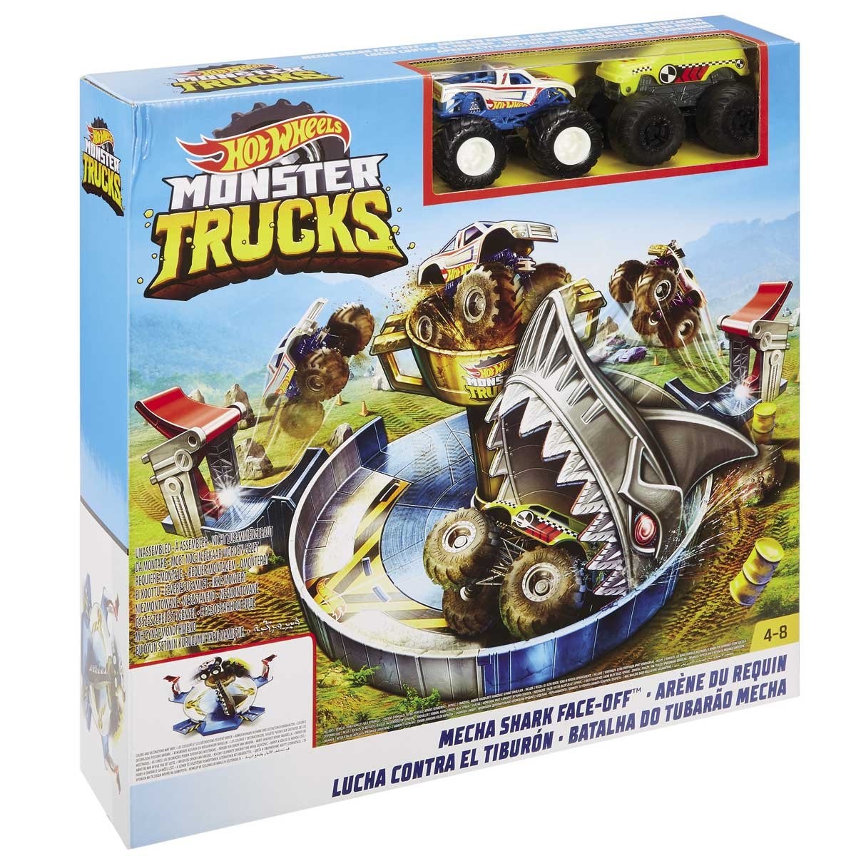 Hot Wheels Monster Trucks Set de Tiburón Mattel