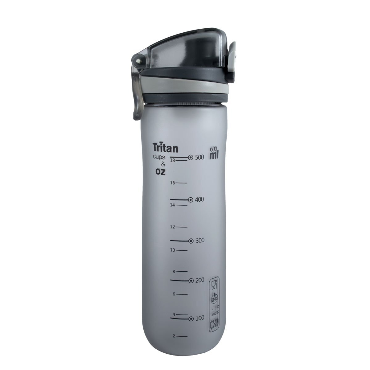 Home Nature Cilindro de Tritan 600 Ml Gris