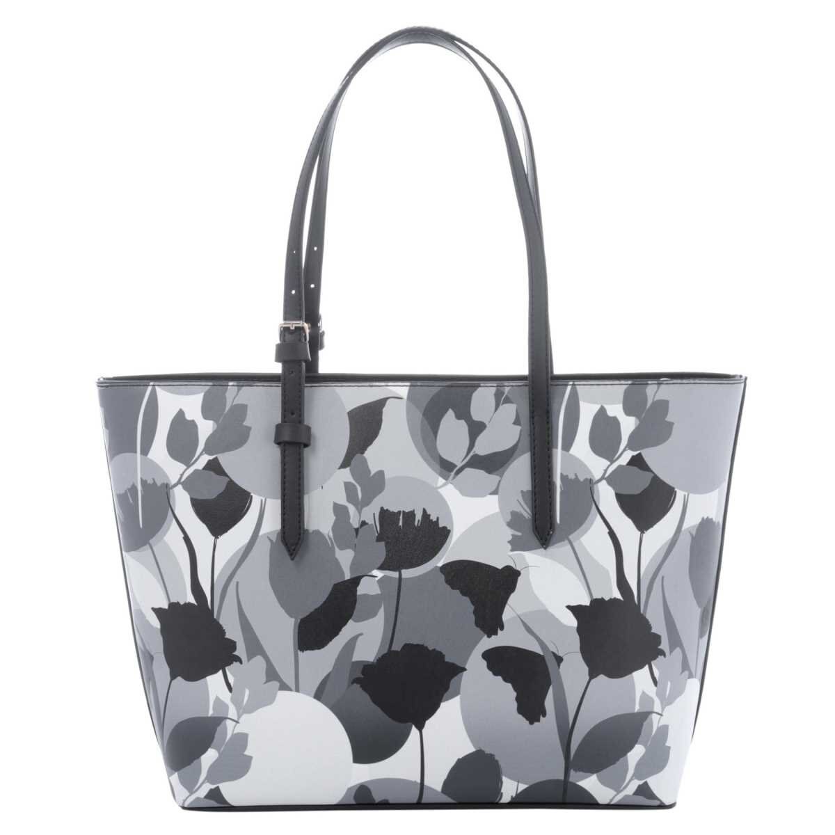 Bolsa Tote con Charm Floreado Westies