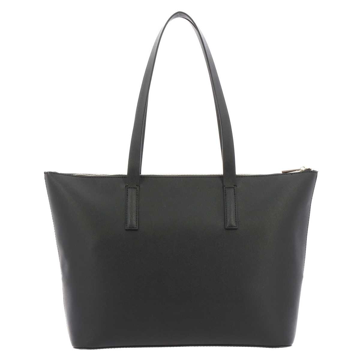 Bolsa Tote Negro con Charm Decorativo Westies