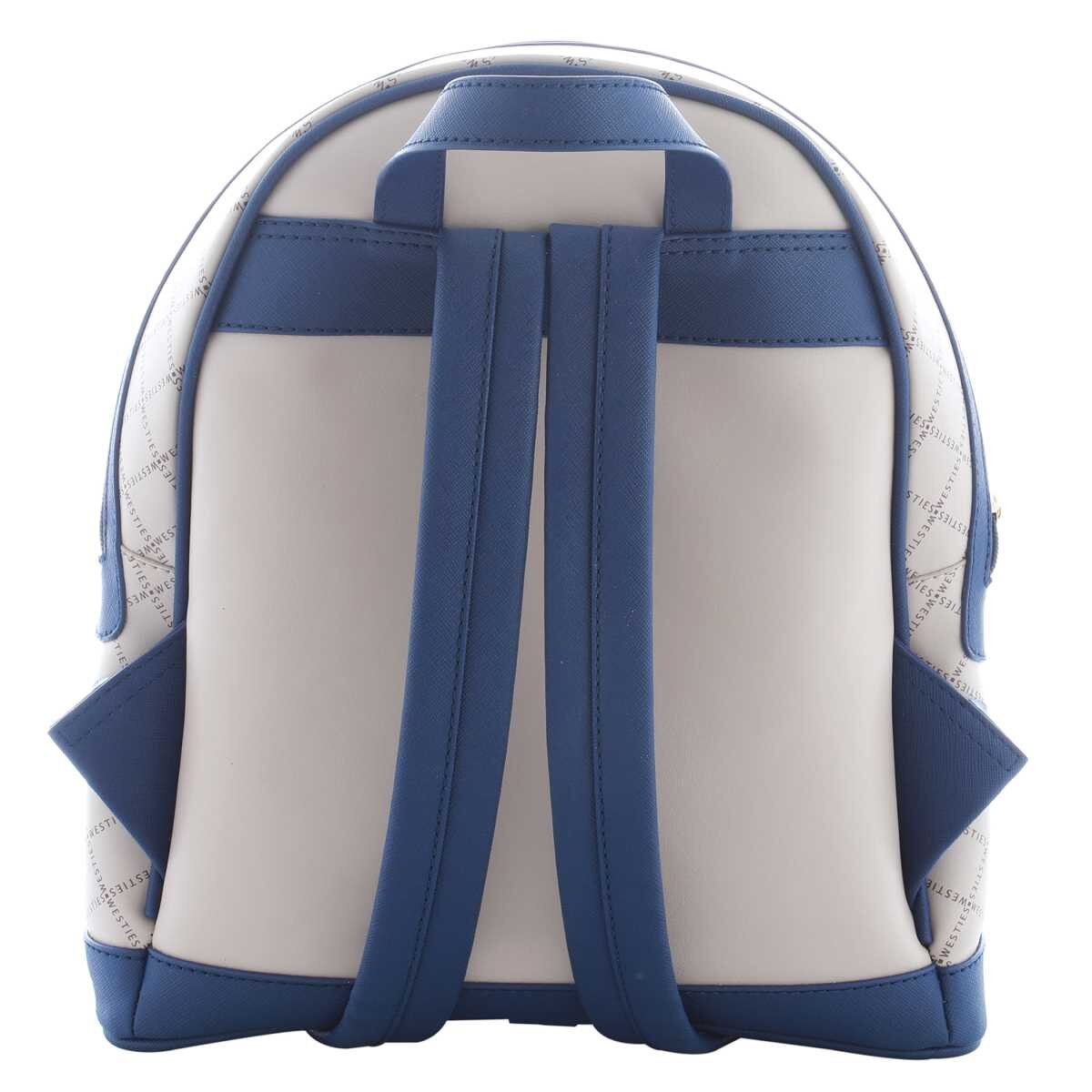 Backpack Azul con Monogram Westies