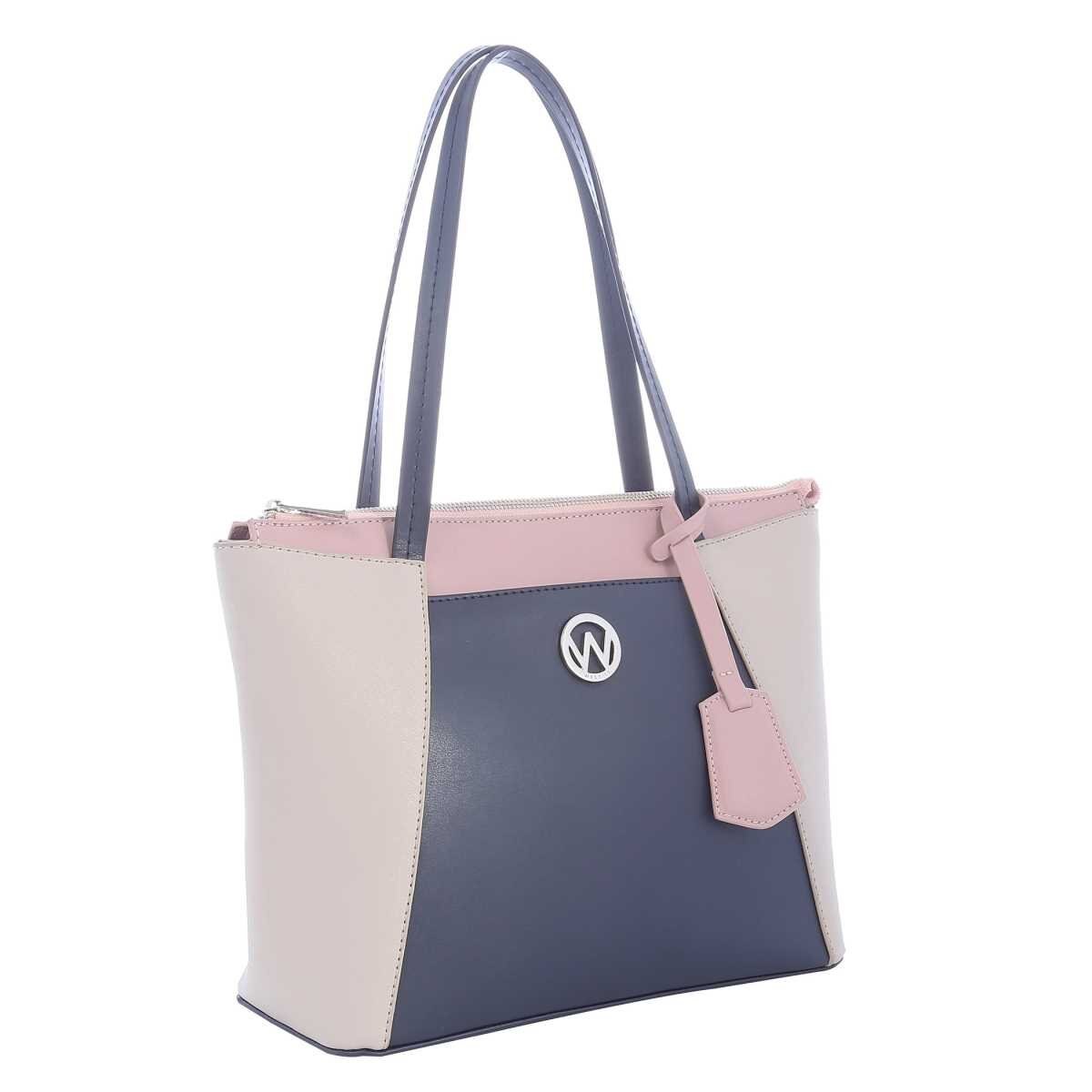 Bolsa Tote con Detalles a Contraste Westies