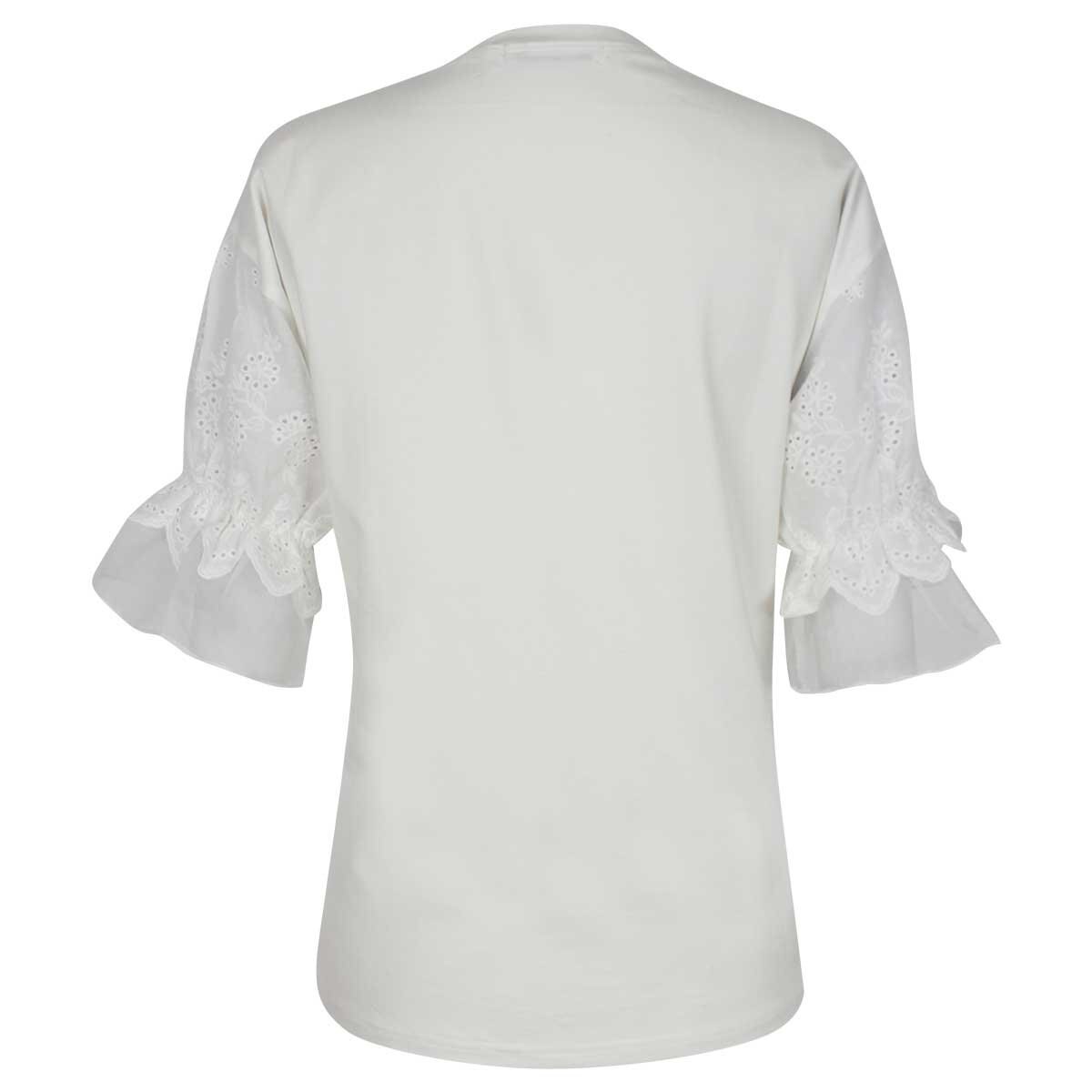 Blusa Manga 3/4 Escote Redondo Estampado Letras Just By Basel
