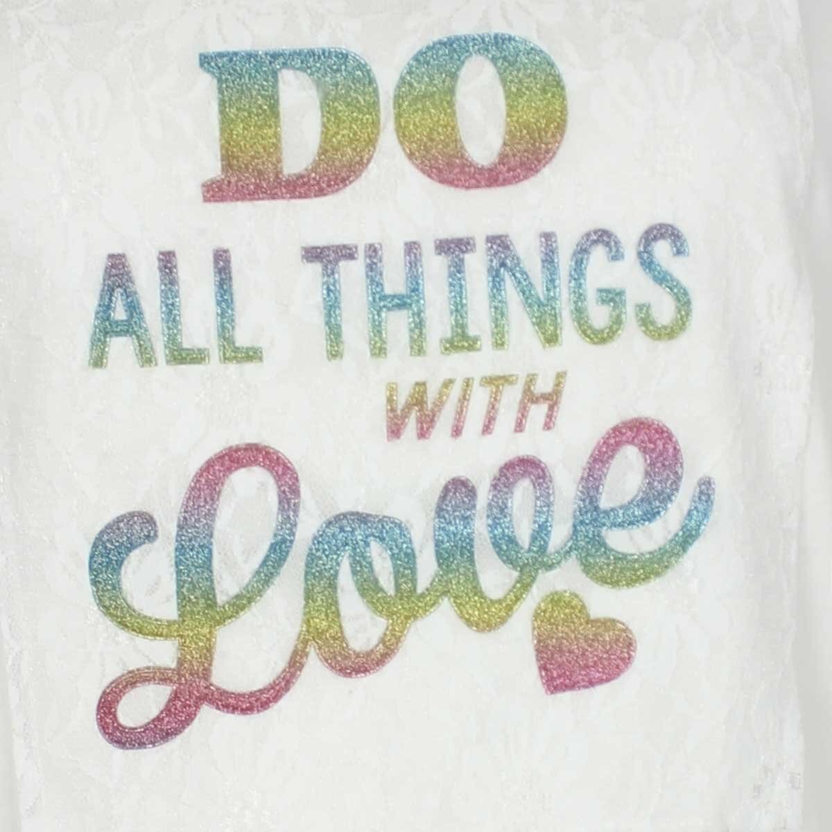 Blusa Manga 3/4 Escote Redondo Estampado Letras Just By Basel