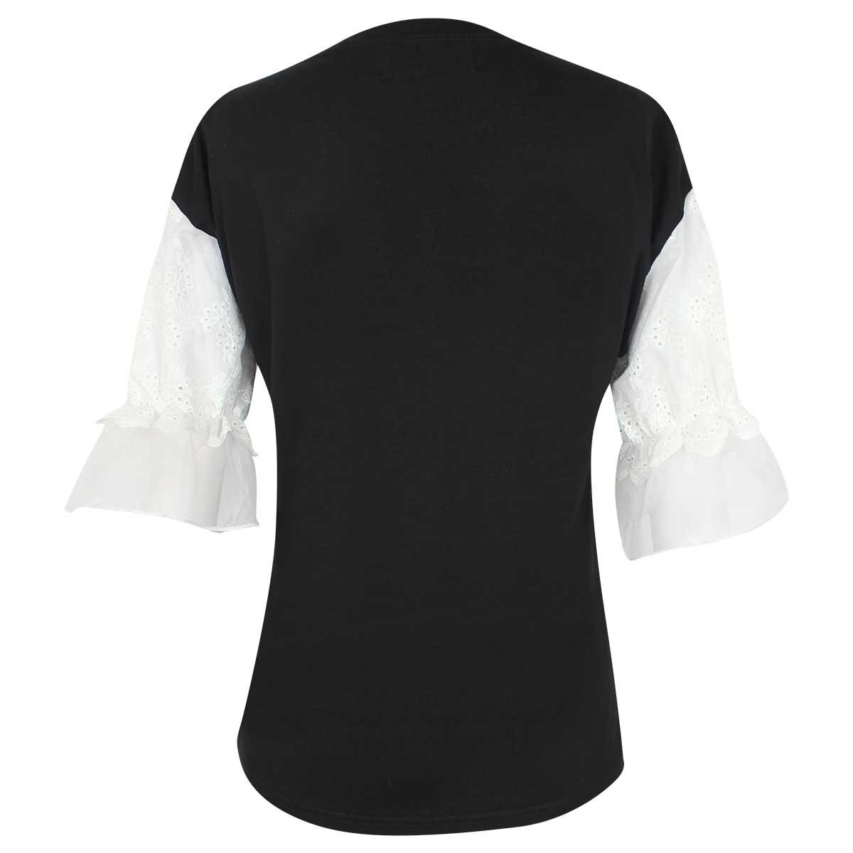 Blusa Manga 3/4 Escote Redondo Estampado Letras Just By Basel