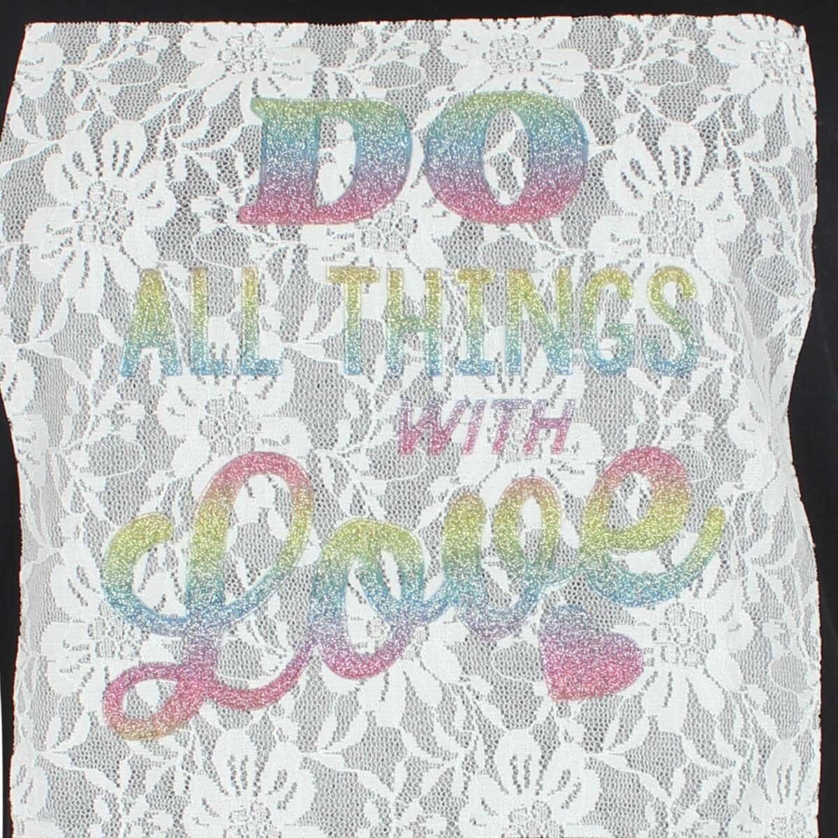 Blusa Manga 3/4 Escote Redondo Estampado Letras Just By Basel
