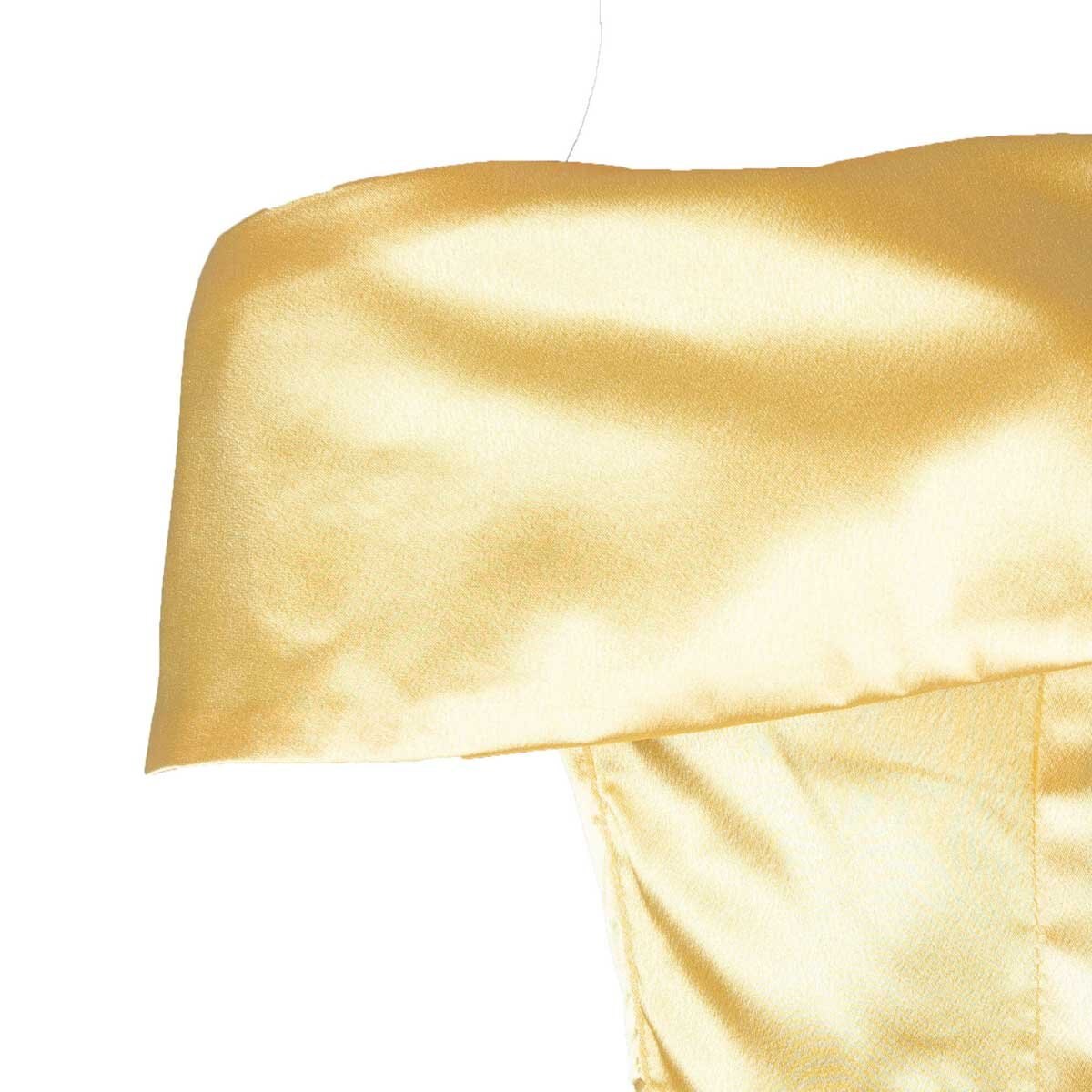 Vestido de Fiesta Largo Escote con Vista de Satin Philosophy Jr Nights
