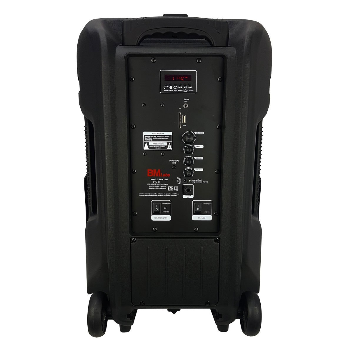 Bocina Amplificada Recargable Bm-4 1 Uni Master