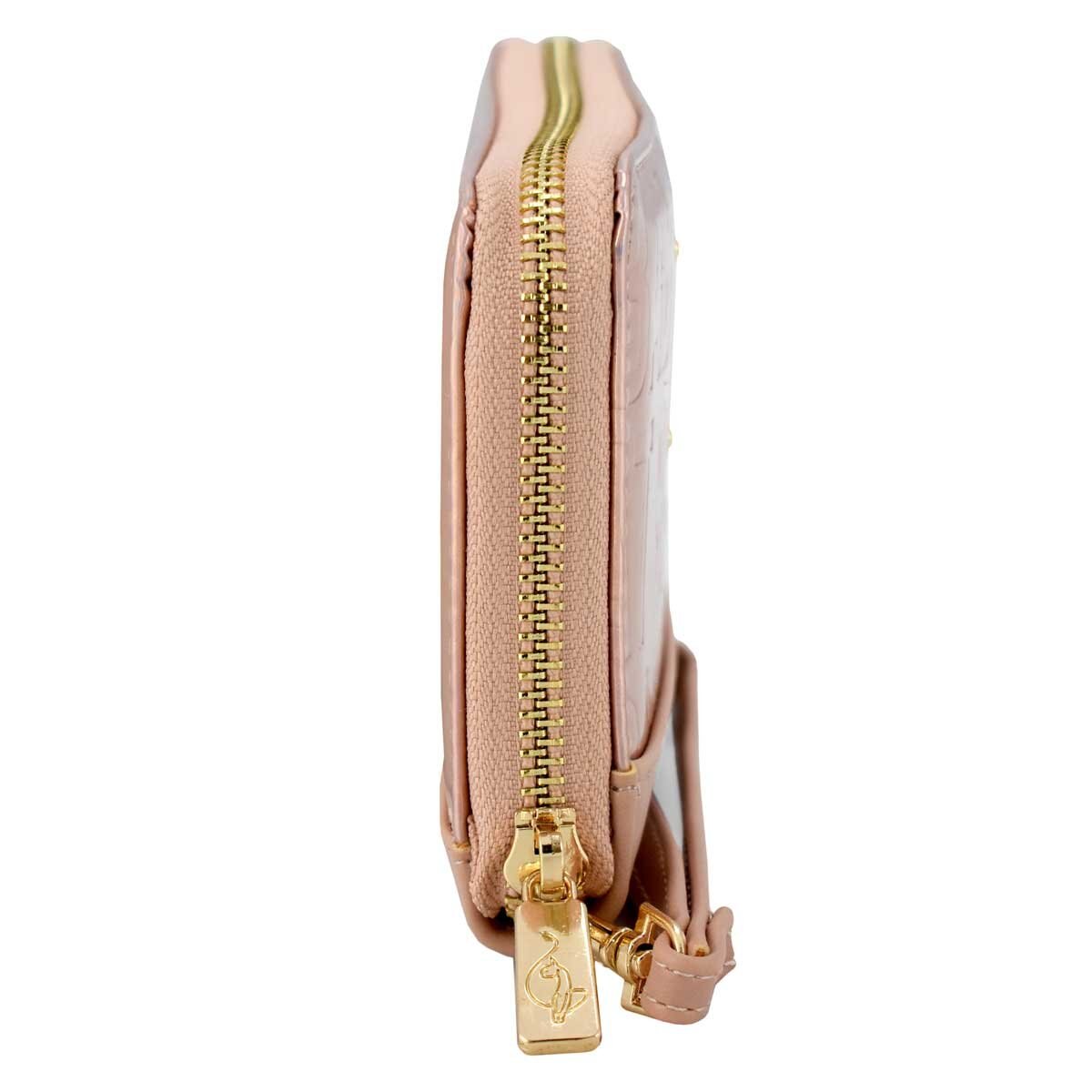 Cartera Material Tornasol con Textura Grabada Baby Phat