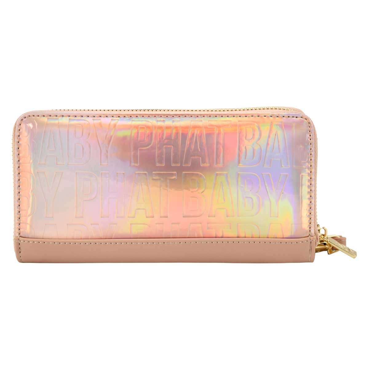 Cartera Material Tornasol con Textura Grabada Baby Phat