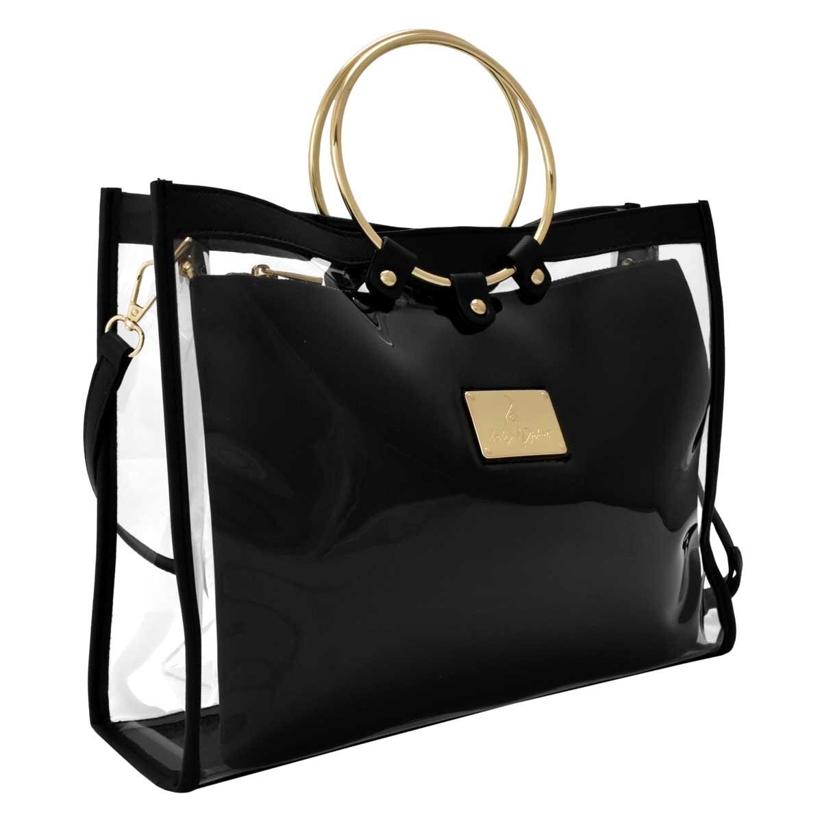Bolso Tote Color Negro Baby Phat
