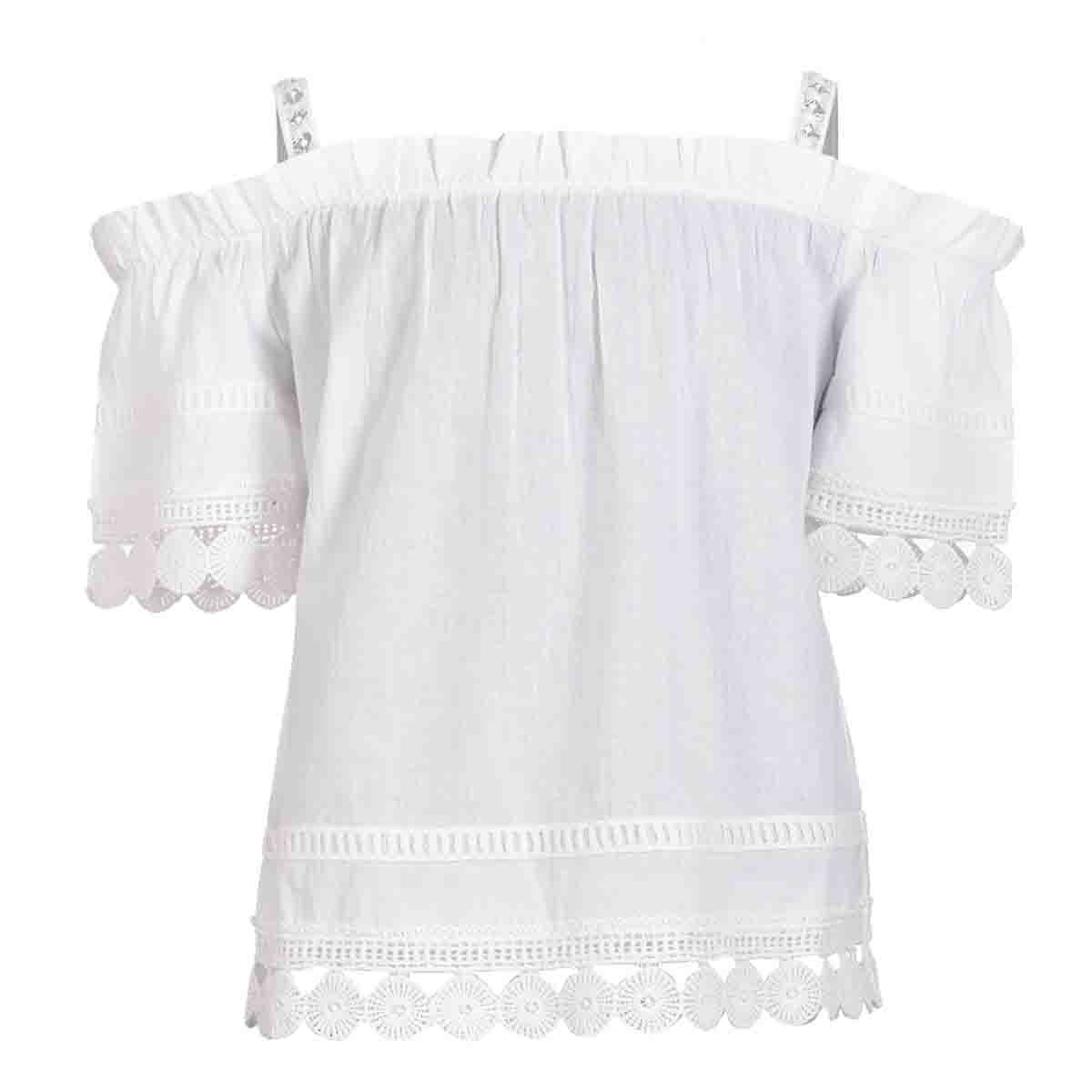 Blusa Sin Hombros Jeanious para Niña