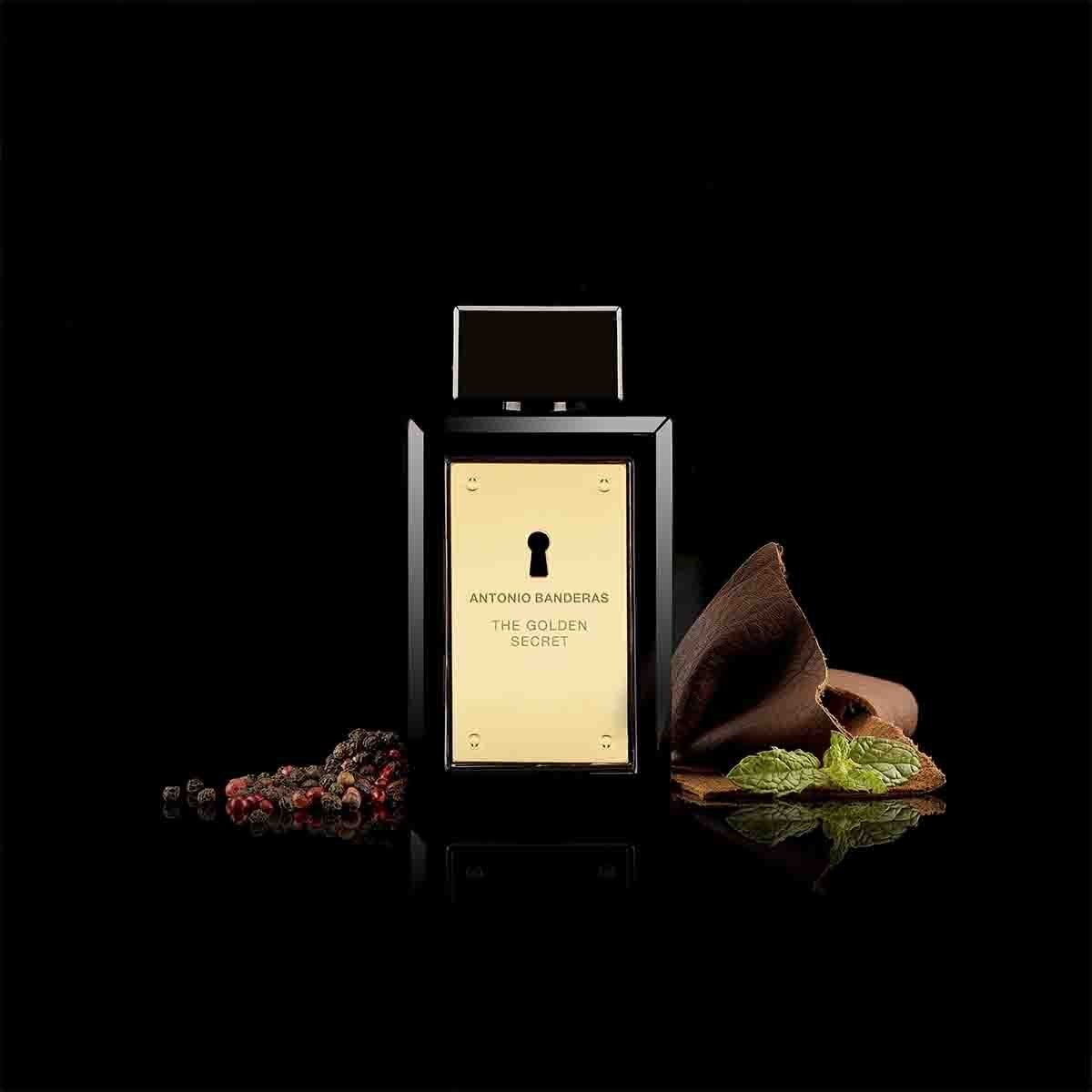 Estuche para Caballero Antonio Banderas The Golden Secret Edt 100Ml + Después Del Afeitado 75Ml