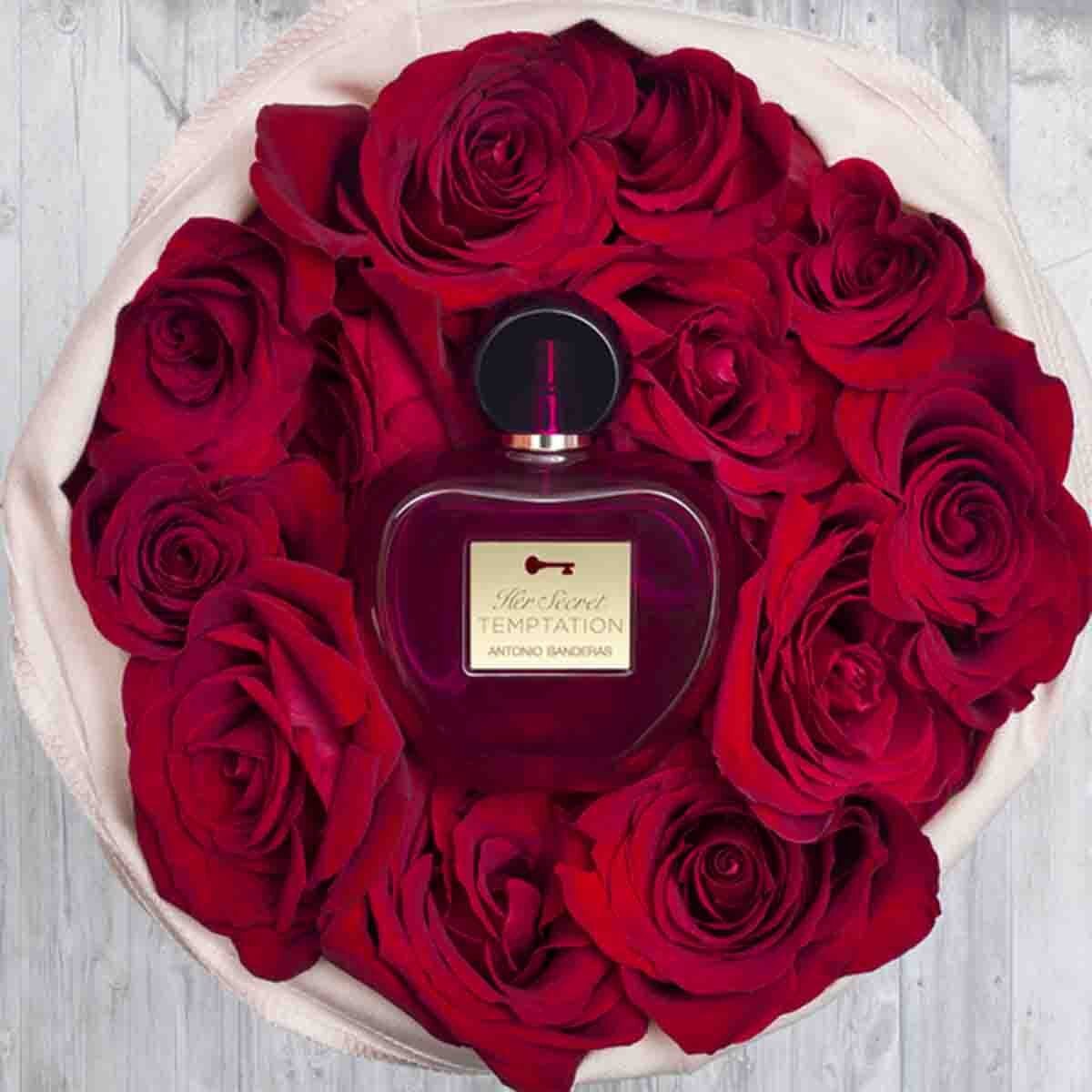 Estuche para Dama Antonio Banderas Her Secret Temptation Edt 80Ml + Bodylotion 75Ml