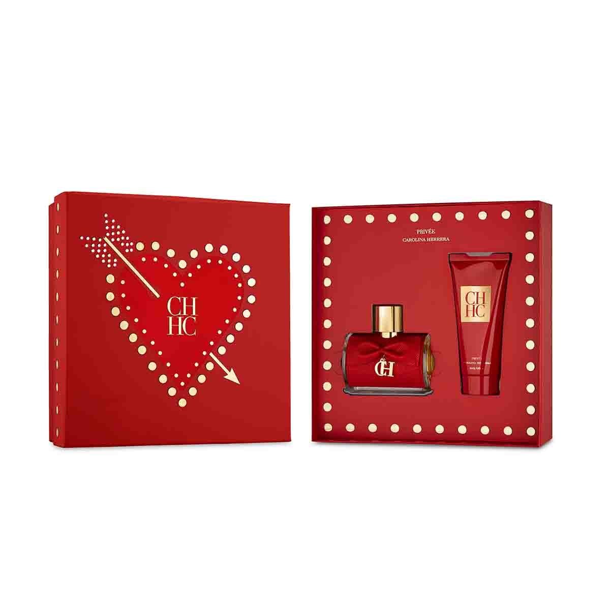 Estuche para Dama Carolina Herrera, Cht Privé Edt 80Ml + Bodylotion 100Ml