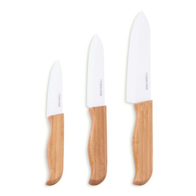 Juego 3 Cuchillos Ceramica Trendkuisine Cuscm-B03