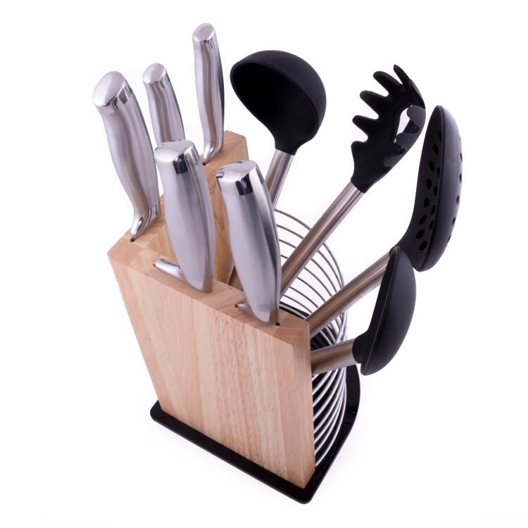 Juego 10 Utensilios Y Cuchillos Trendkuisin