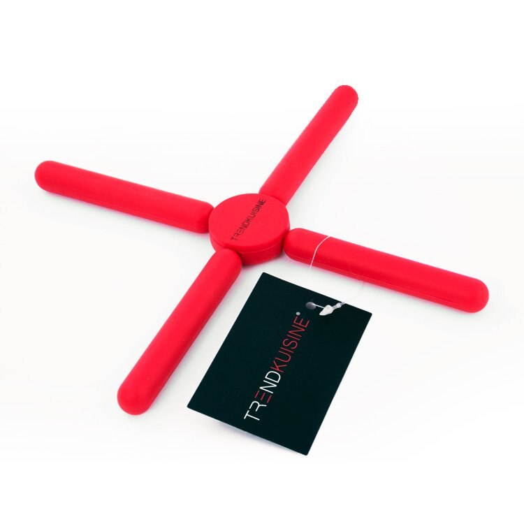 Porta Caliente Silicón Rojo Trendkuisine