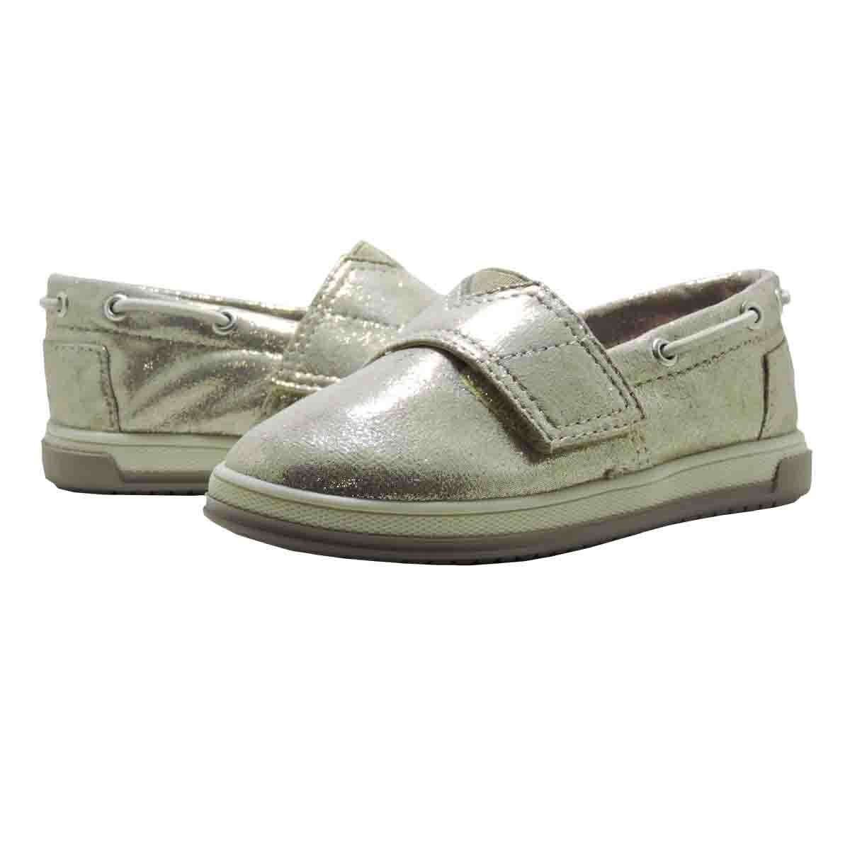 Mocasin Niña Brillo Velcro Blasito