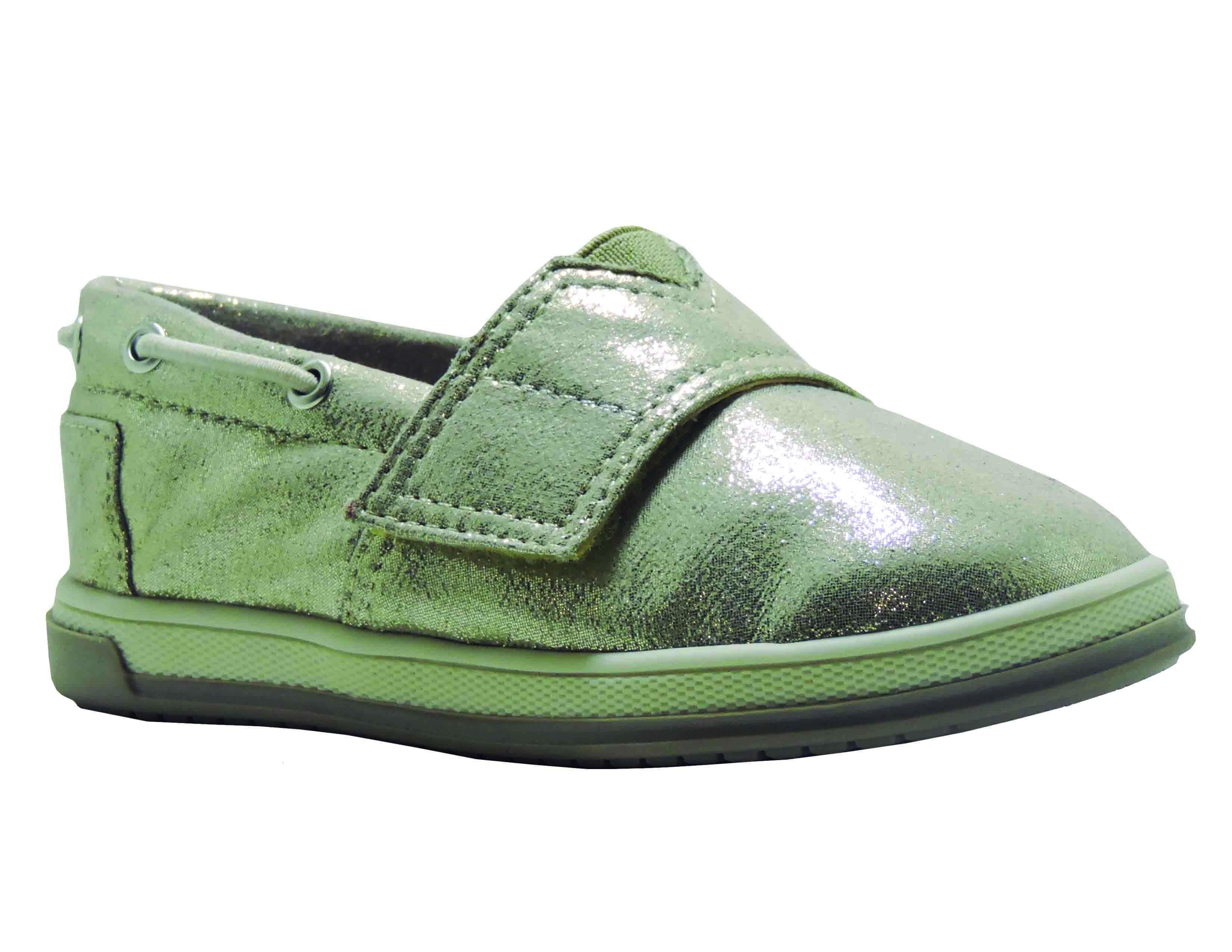 Mocasin Niña Brillo Velcro Blasito