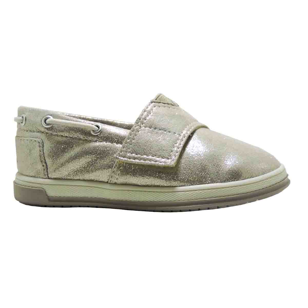 Mocasin Niña Brillo Velcro Blasito