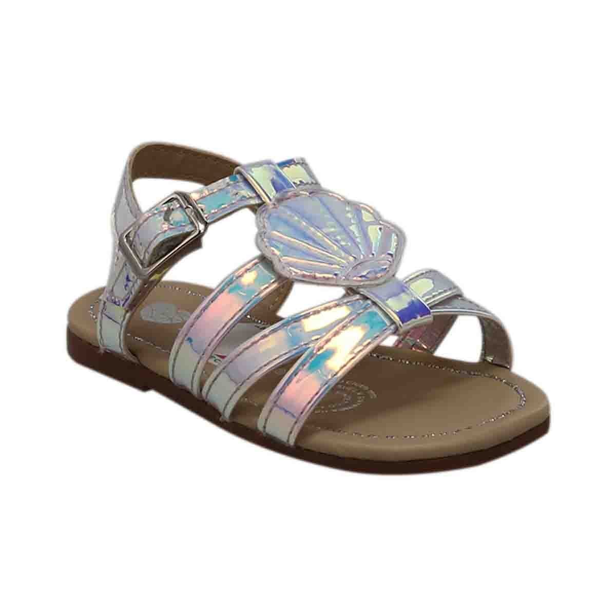 Sandalia Glass con Concha Color Lavanda Tropicana para Niña