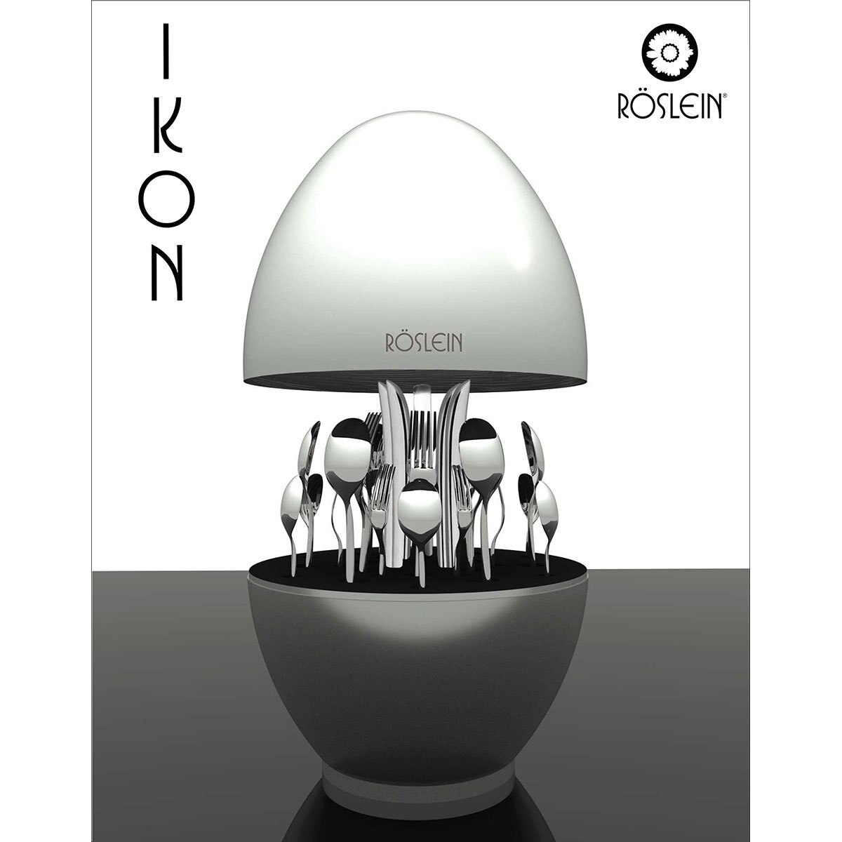 Juego de Cubiertos 30 Piezas Ikon Roslein