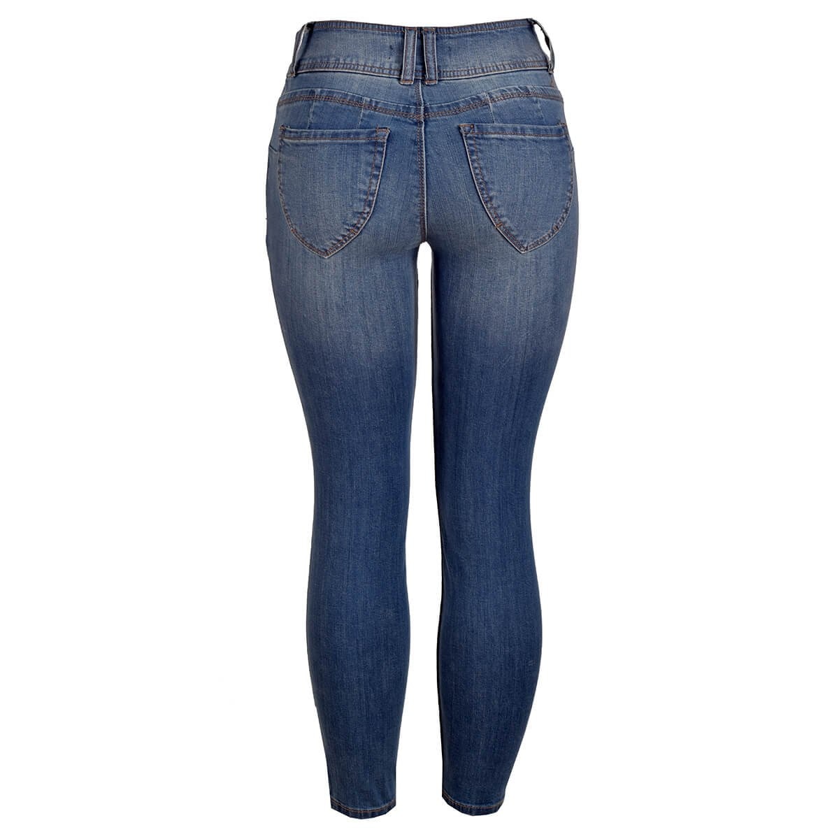 Jeans Corte Tubo Pretina Ancha Philosophy Jr