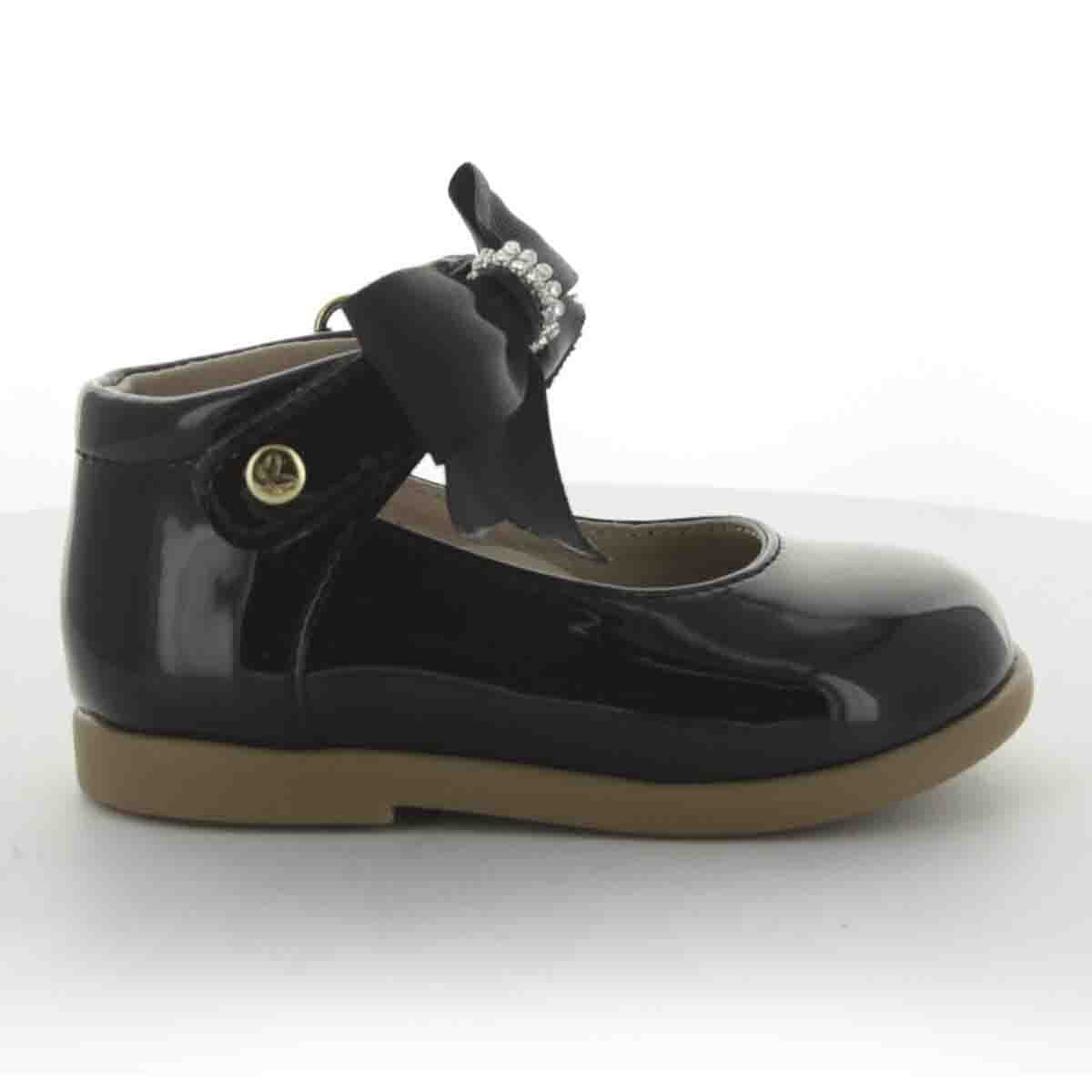 Zapato Charol Moño en Velcro Chabelo