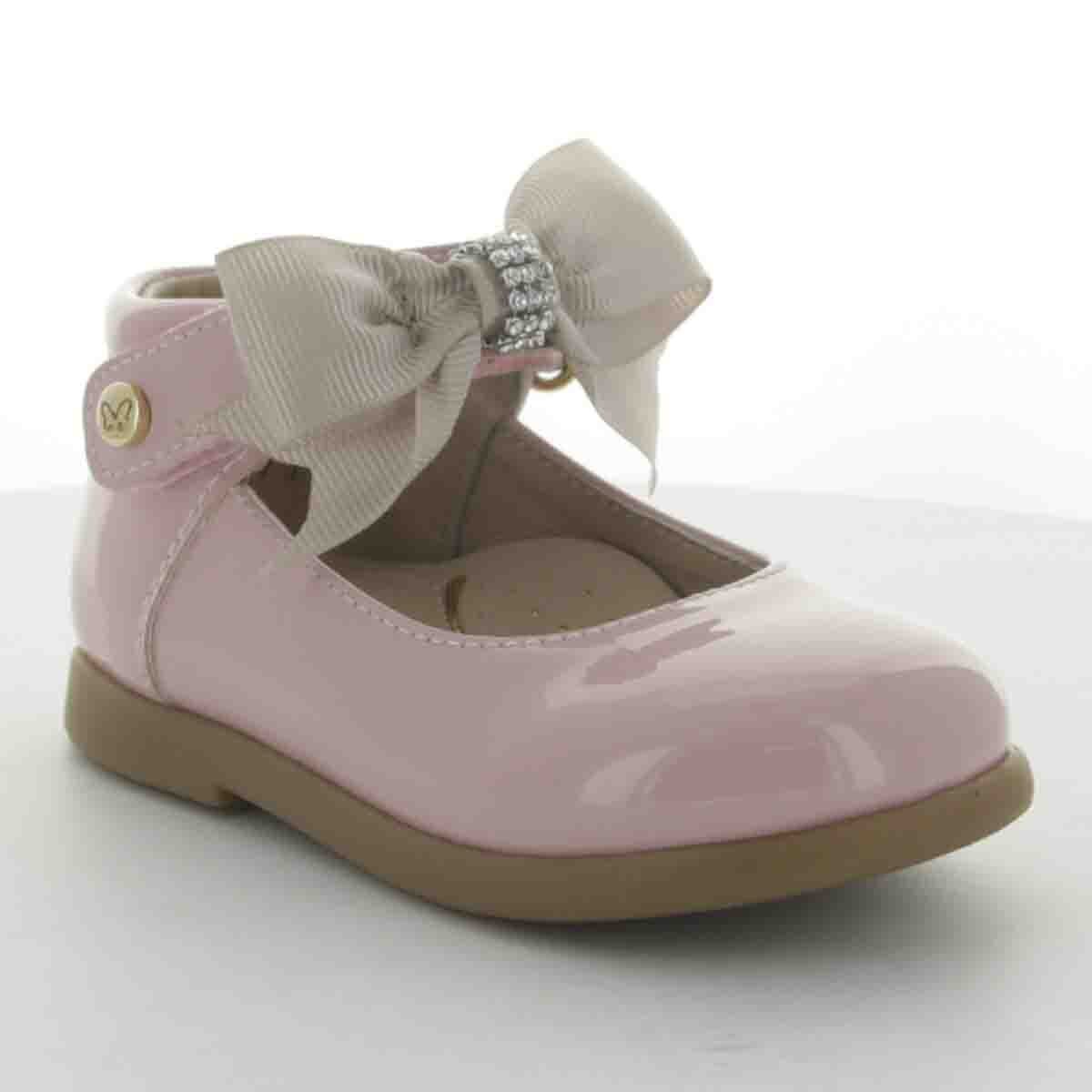 Zapato Charol Moño en Velcro Chabelo