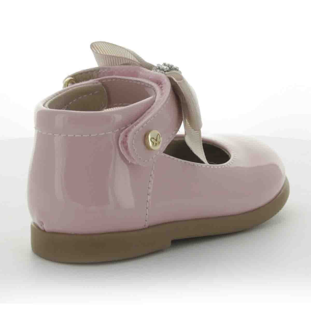 Zapato Charol Moño en Velcro Chabelo