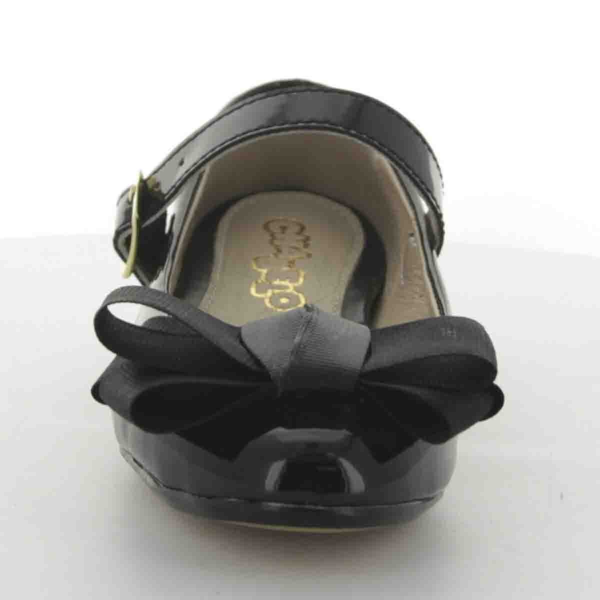 Zapatilla Charol Moño y Hebilla Chabelo