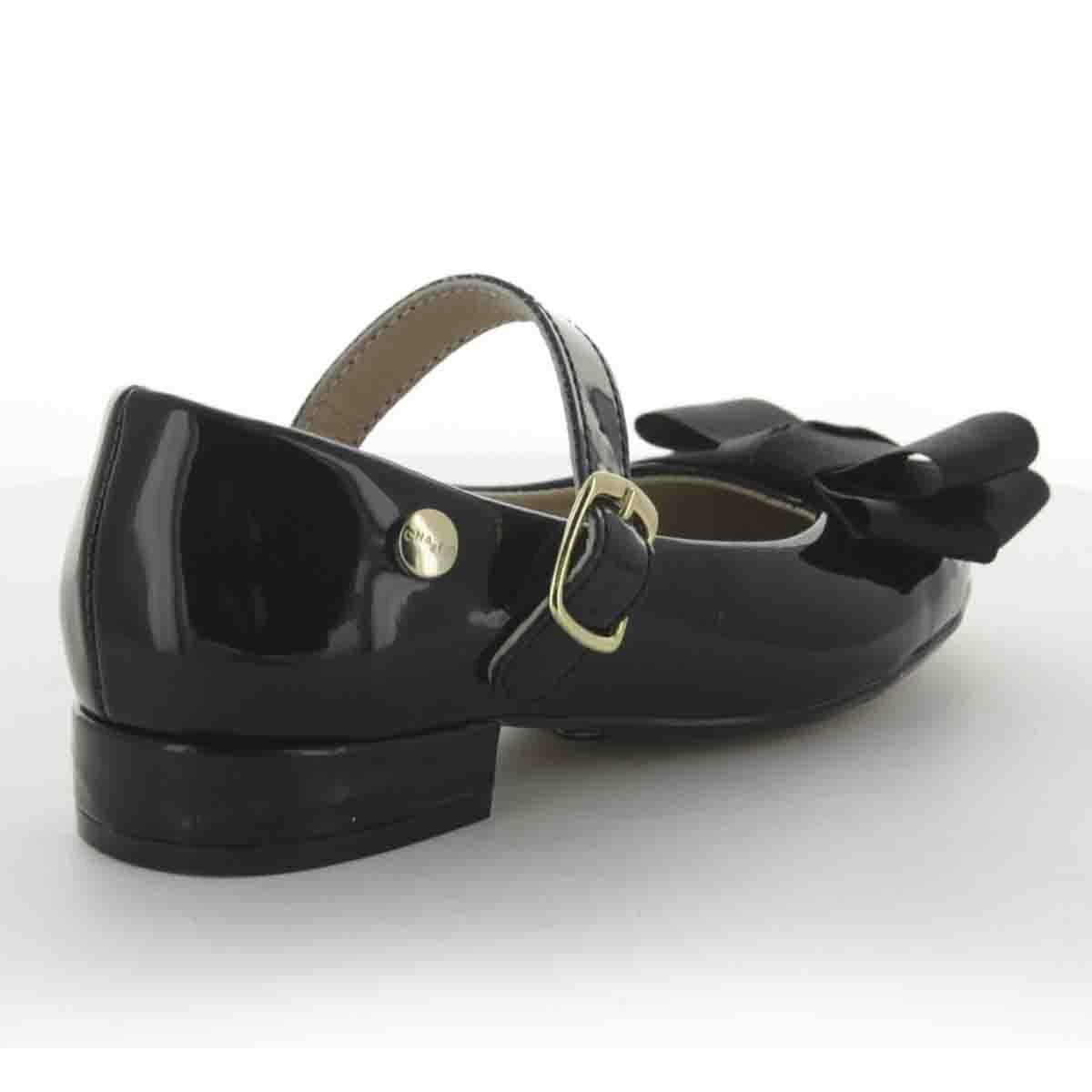 Zapatilla Charol Moño y Hebilla Chabelo