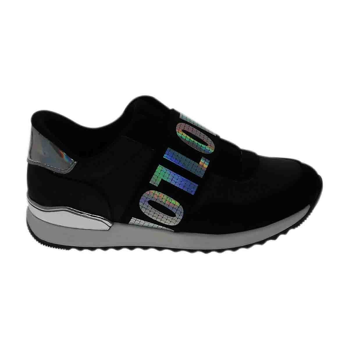 Tenis con Elástico Color Negro Tropicana