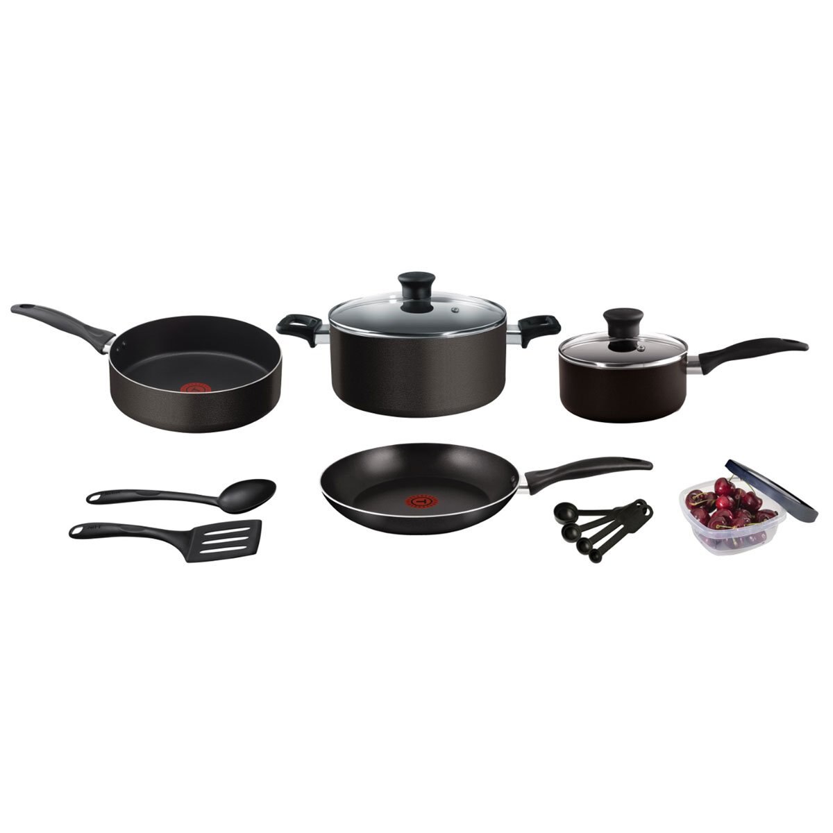 Batería 14 Piezas Easy Care Negro T-Fal
