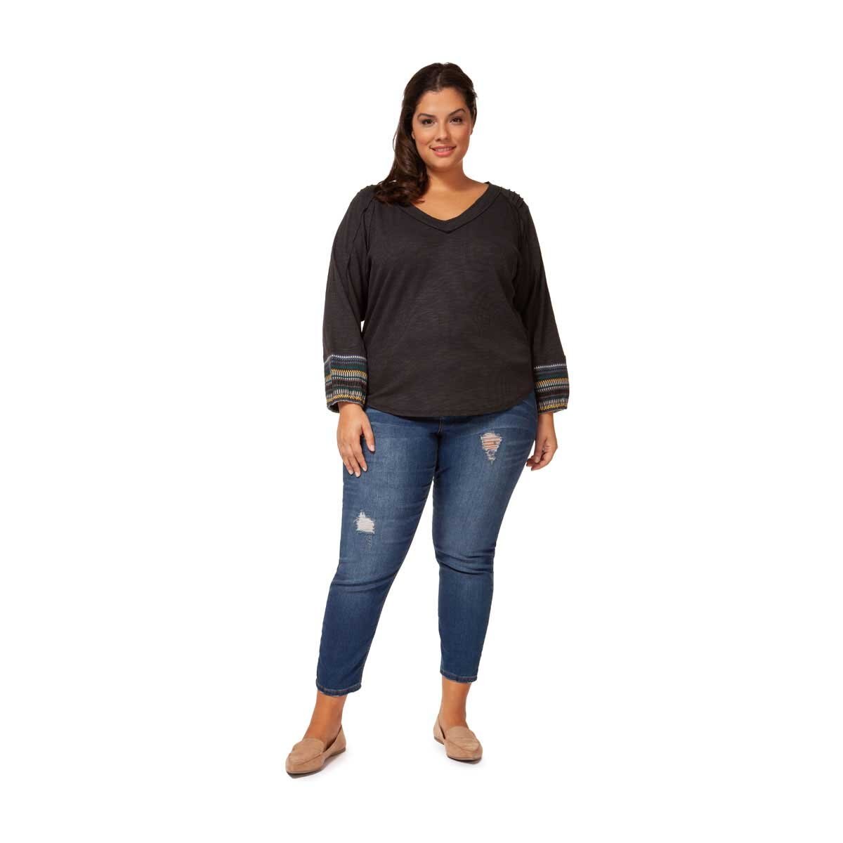 Túnica Cuello en V Dex Plus