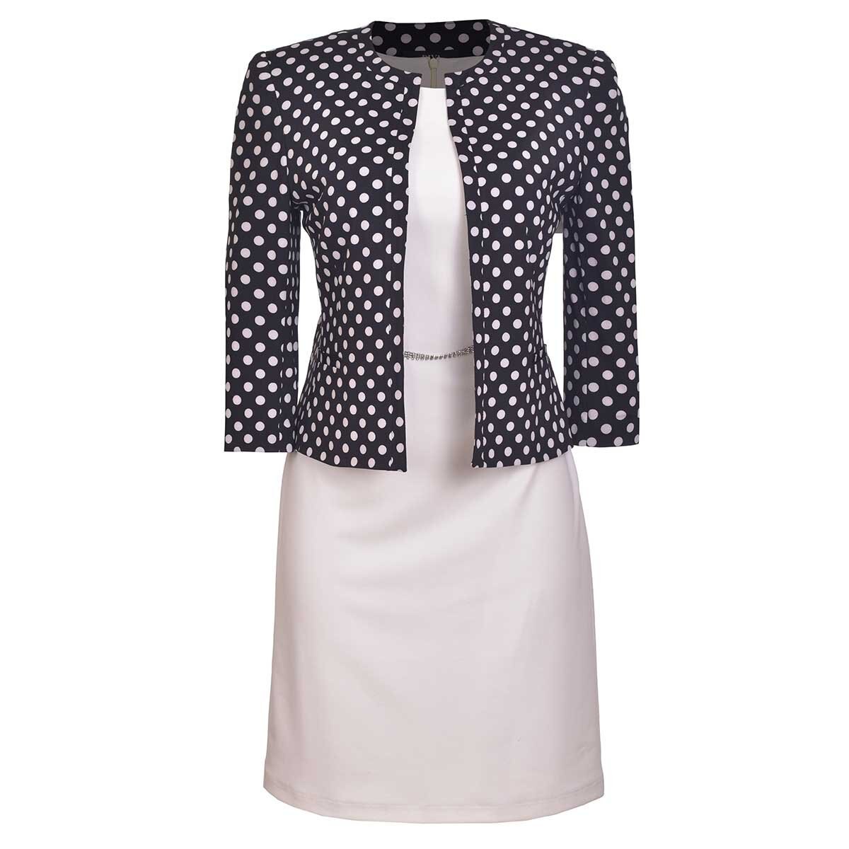 Conjunto 2 Pzas Saco con Lunares Y Vestido Diva